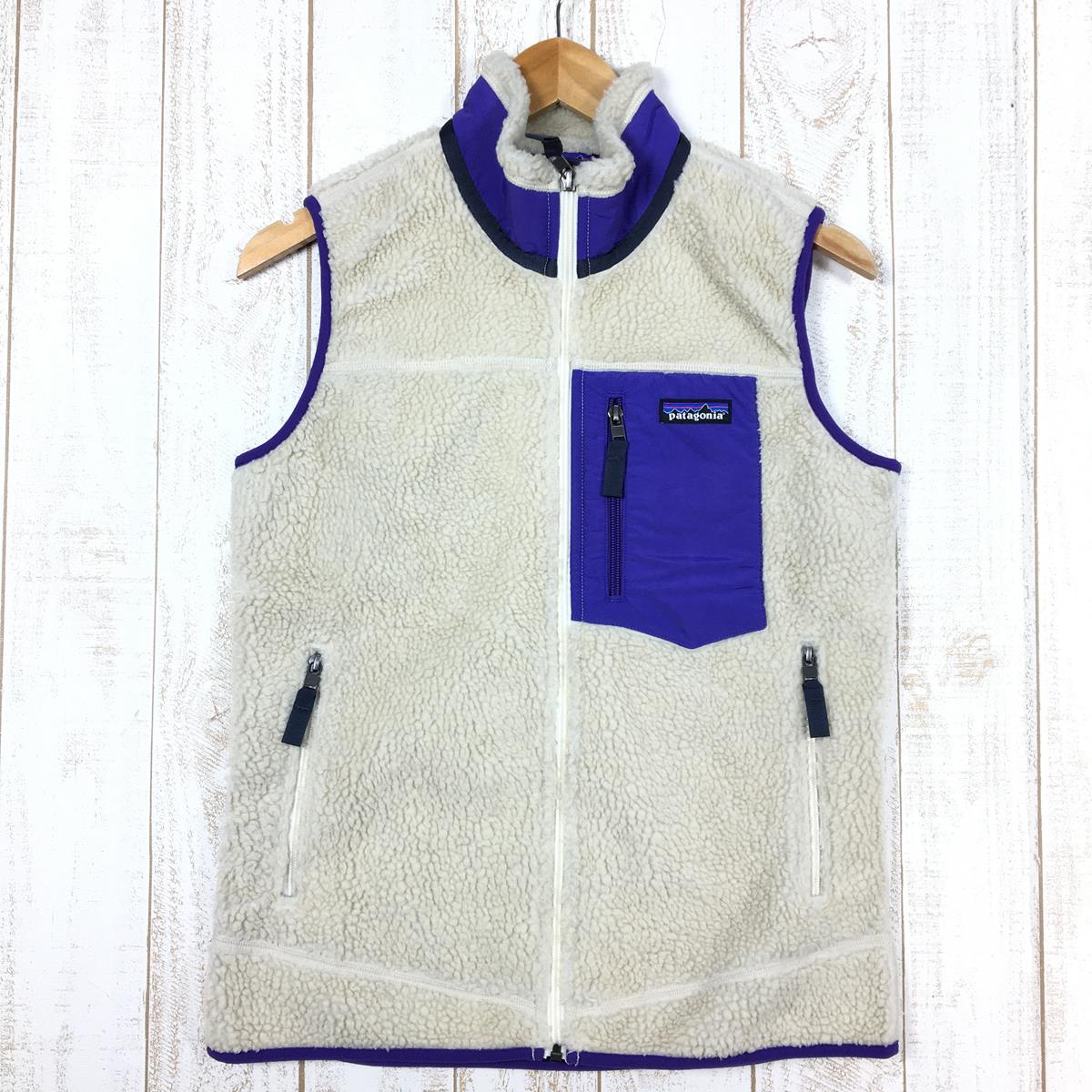 【WOMEN's S】 パタゴニア クラシック レトロ エックス ベスト Classic Retro-X Vest フリース 防風 PATAGONIA 23082 NAT Natural アイボリー系