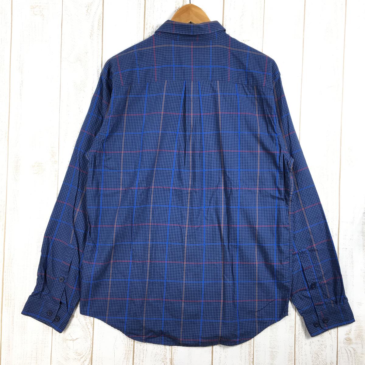 【MEN's M】 パタゴニア ロングスリーブ ピマコットン シャツ Long-Sleeved Pima Cotton Shirt PATAGONIA 53837 OCY ネイビー系