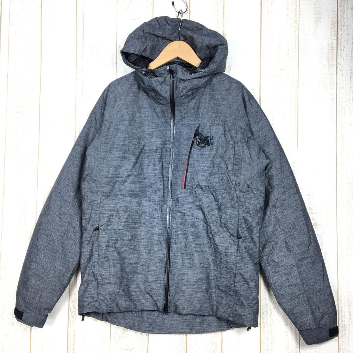 【WOMEN's S】 ミレー レショ ウォータープルーフ ダウン ジャケット Leschaux WP Down Jacket 750FP ダウン フーディ MILLET MIV01146 チャコール系