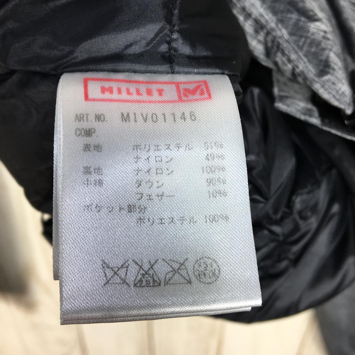 【WOMEN's S】 ミレー レショ ウォータープルーフ ダウン ジャケット Leschaux WP Down Jacket 750FP ダウン フーディ MILLET MIV01146 チャコール系