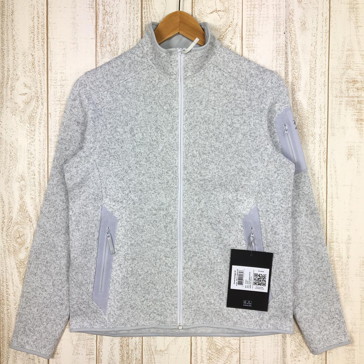 【WOMEN's S】 アークテリクス コバート カーディガン Covert Cardigan ニット調 フリース ジャケット ARCTERYX 29616/L08003100 30138 Atmos Heather グレー系