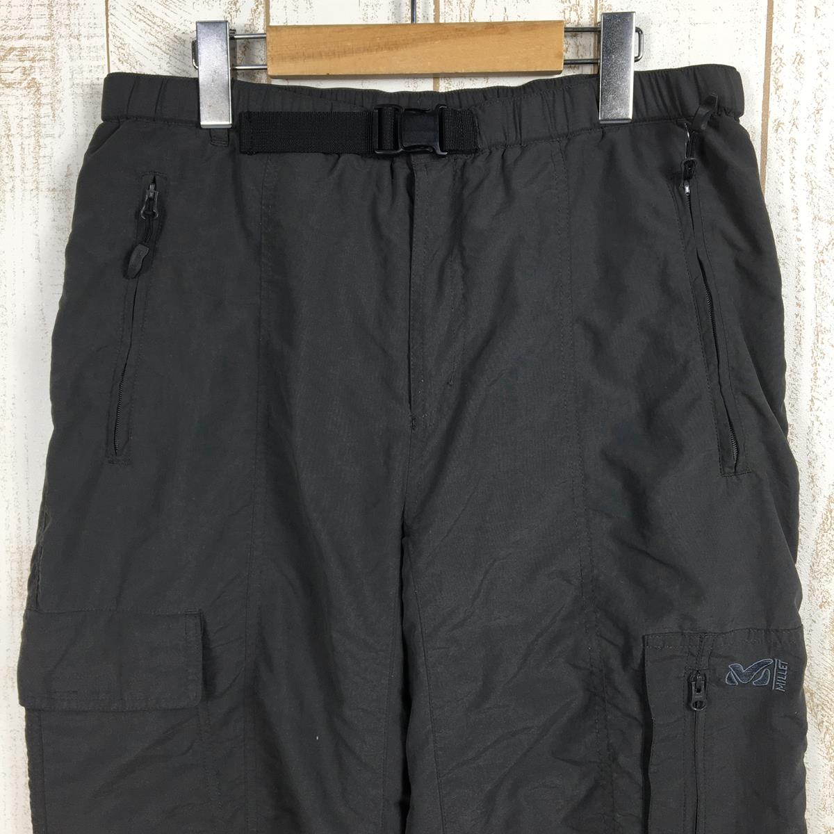 【MEN's M】 ミレー ウォーム イージー カーゴ パンツ Worm Easy Cargo Pants 秋冬向け 保温 トレッキングパンツ MILLET MIV0071 チャコール系