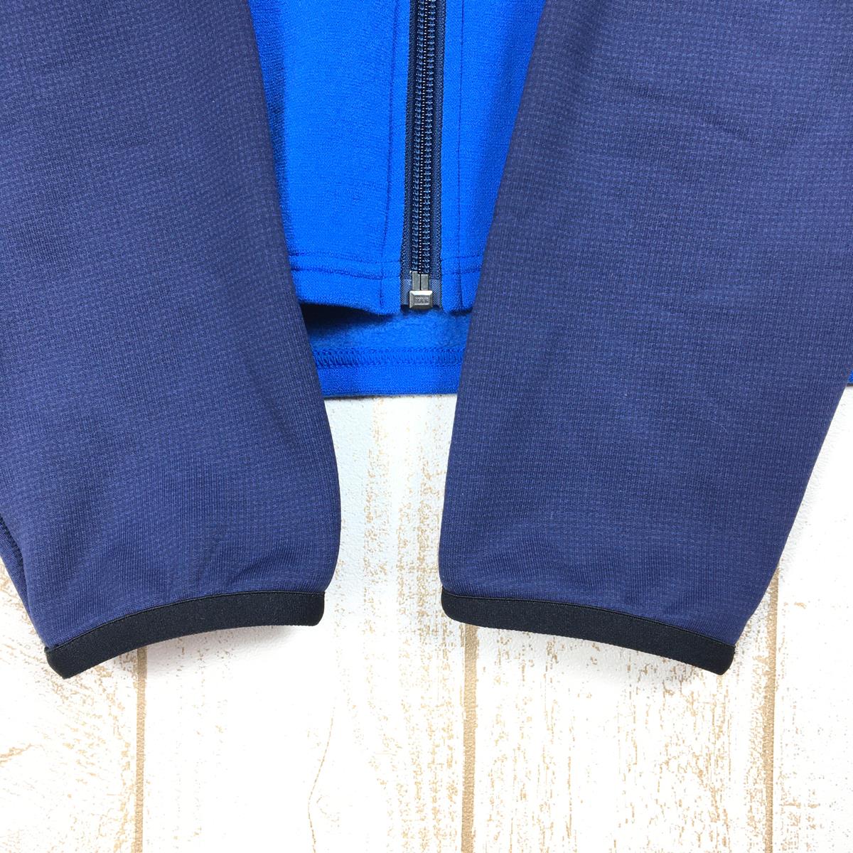 【MEN's L】 ノースフェイス ポーラテック パワーストレッチ ハイブリッド フーディ Porlertec Powerstretch Hybrid Hoody フリース ジャケット サミットシリーズ 入手困難 NORTH FACE ブルー系