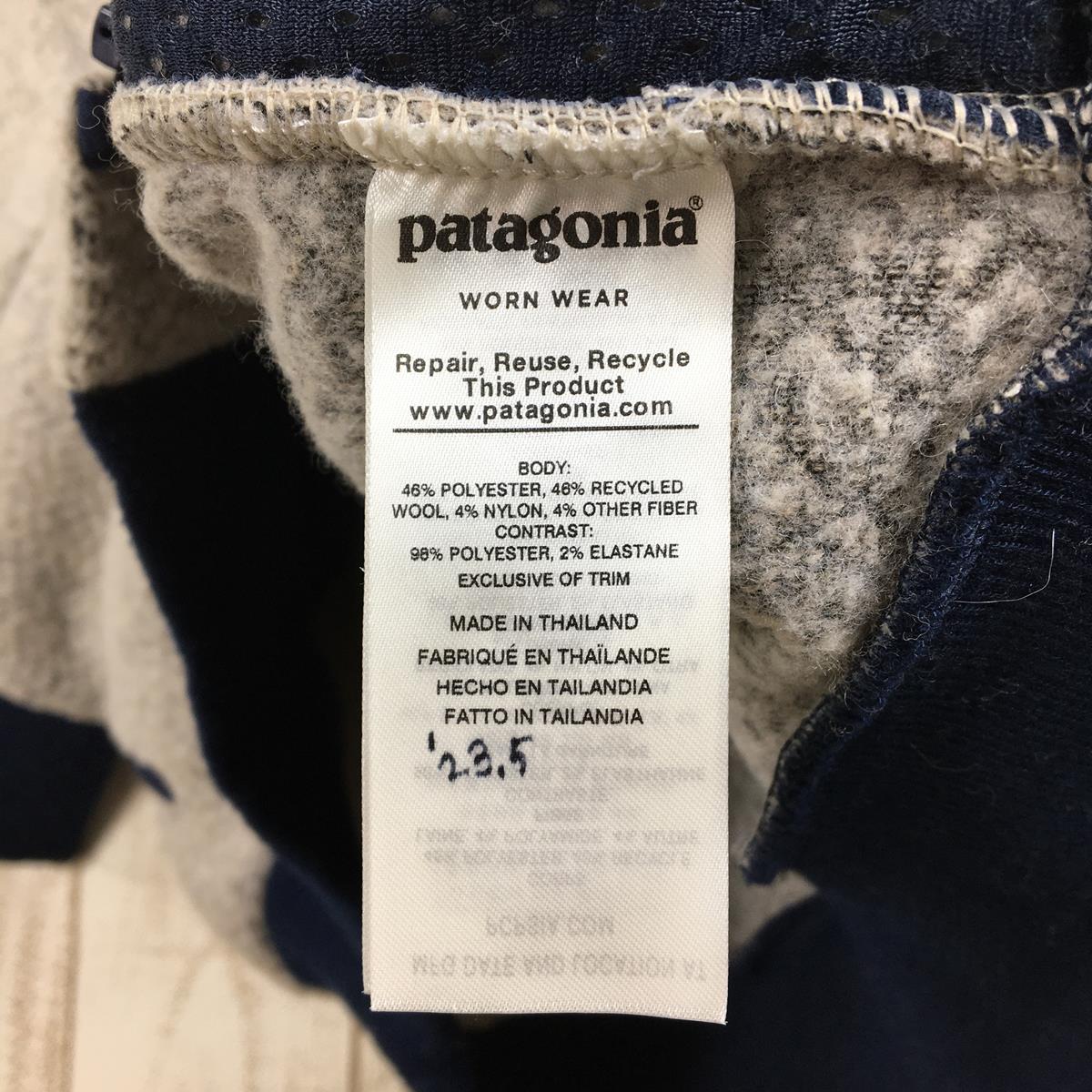 【MEN's S】 パタゴニア ウーリエステル フリース ジャケット Woolyester Fleece Jacket ウール フリース PATAGONIA 26935 OAT Oatmeal アイボリー系