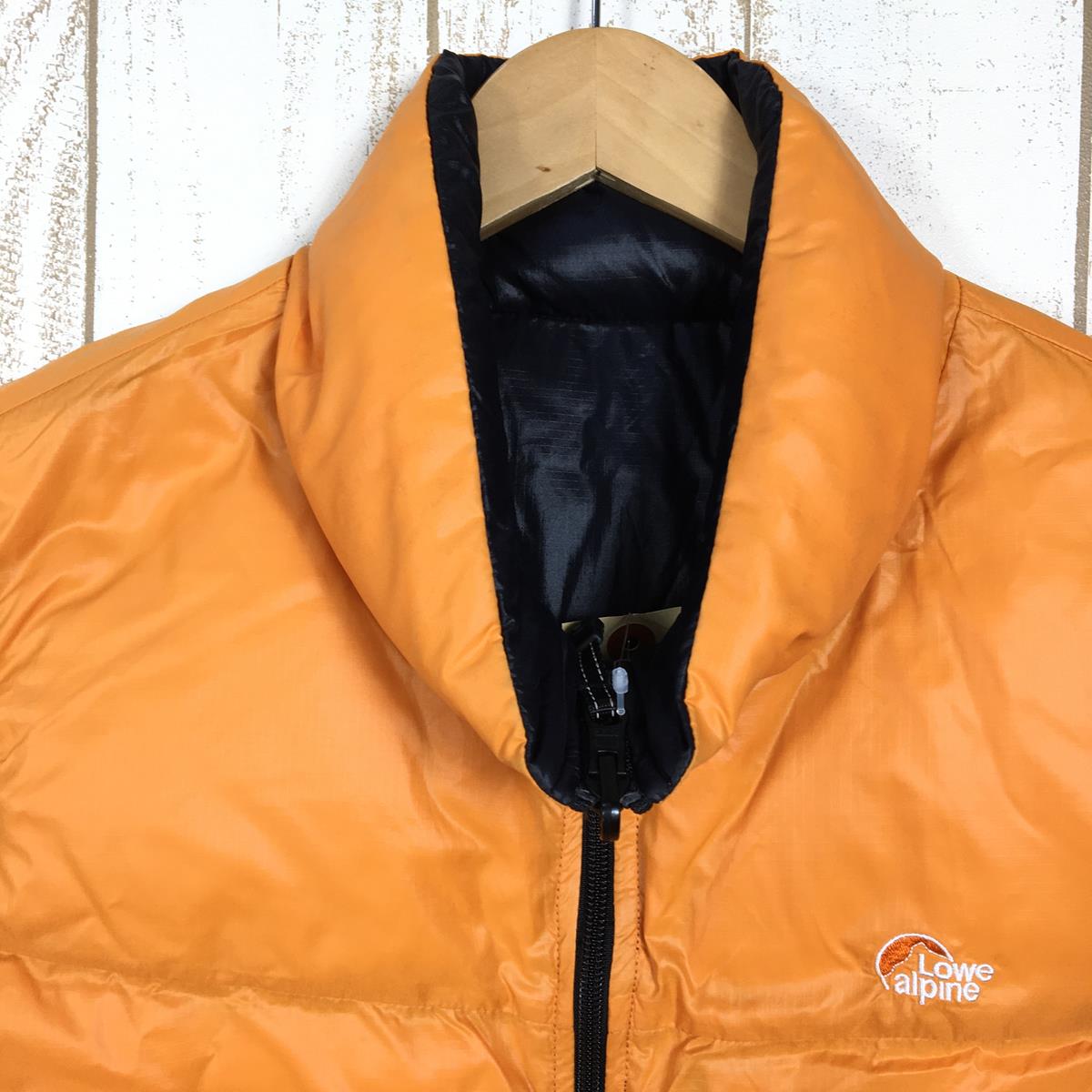 【MEN's XL】 ロウアルパイン リバーシブル ダウン ベスト Reversible Down Vest LOWE ALPINE L1102763 Black / Orange ブラック系