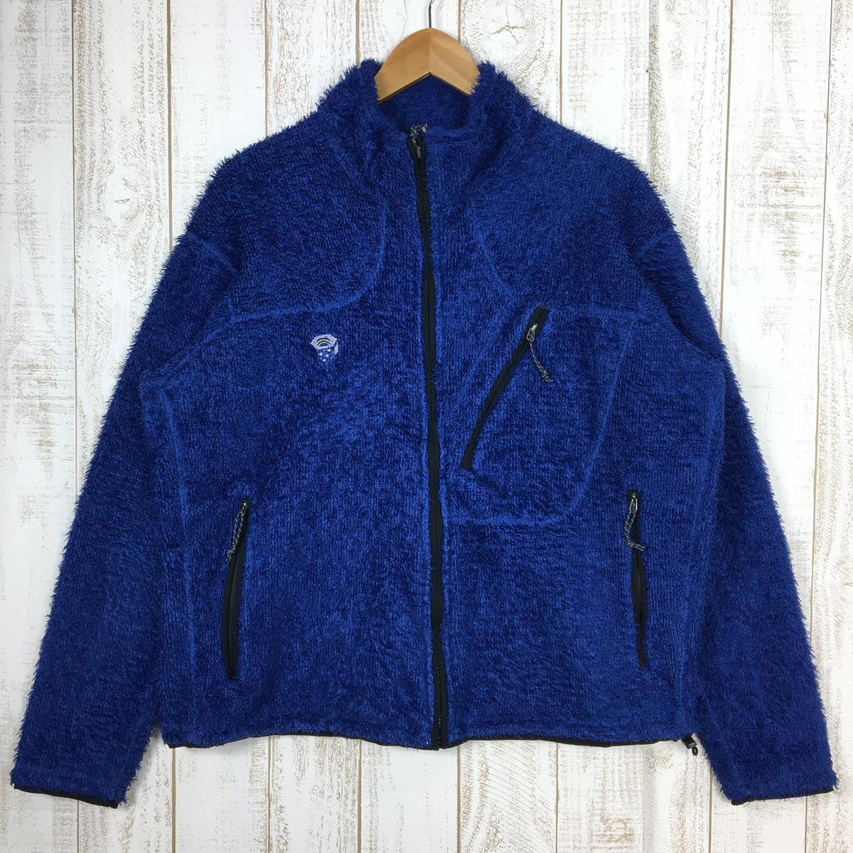 【MEN's L】 マウンテンハードウェア ハイロフト サーマル フリース ジャケット Hi-Loft Thermal Fleece Jacket アメリカ製 入手困難 MOUNTAIN HARDWEAR OM1798 ブルー系