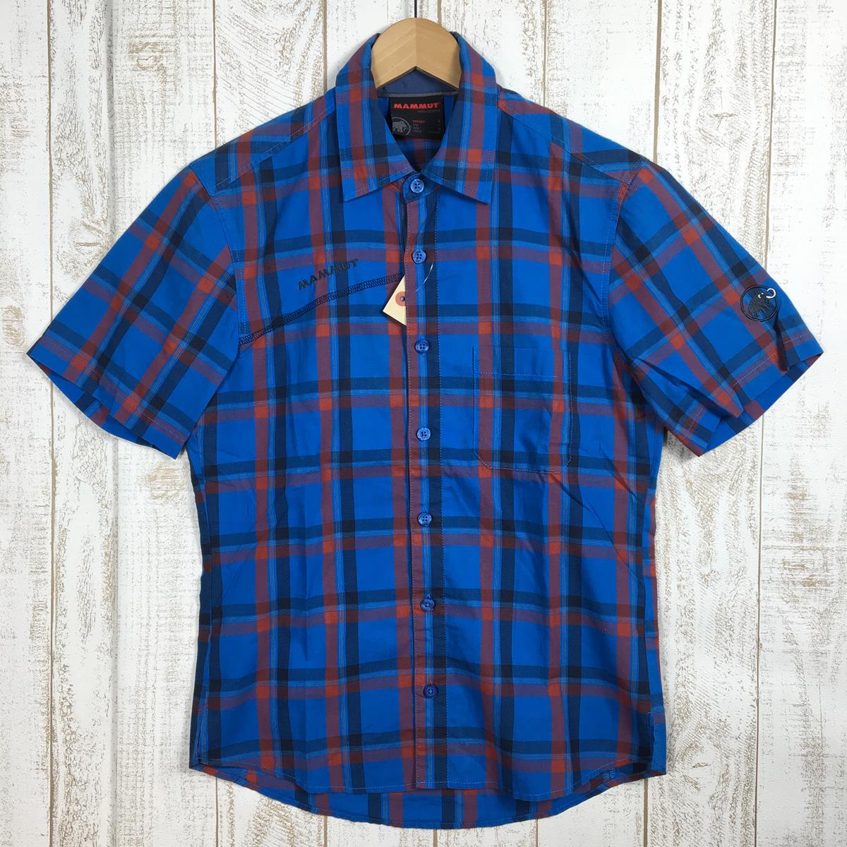 【MEN's S】 マムート パシフィック クレスト シャツ Pacific Crest Shirt ショートスリーブ MAMMUT 1030-01970 ブルー系