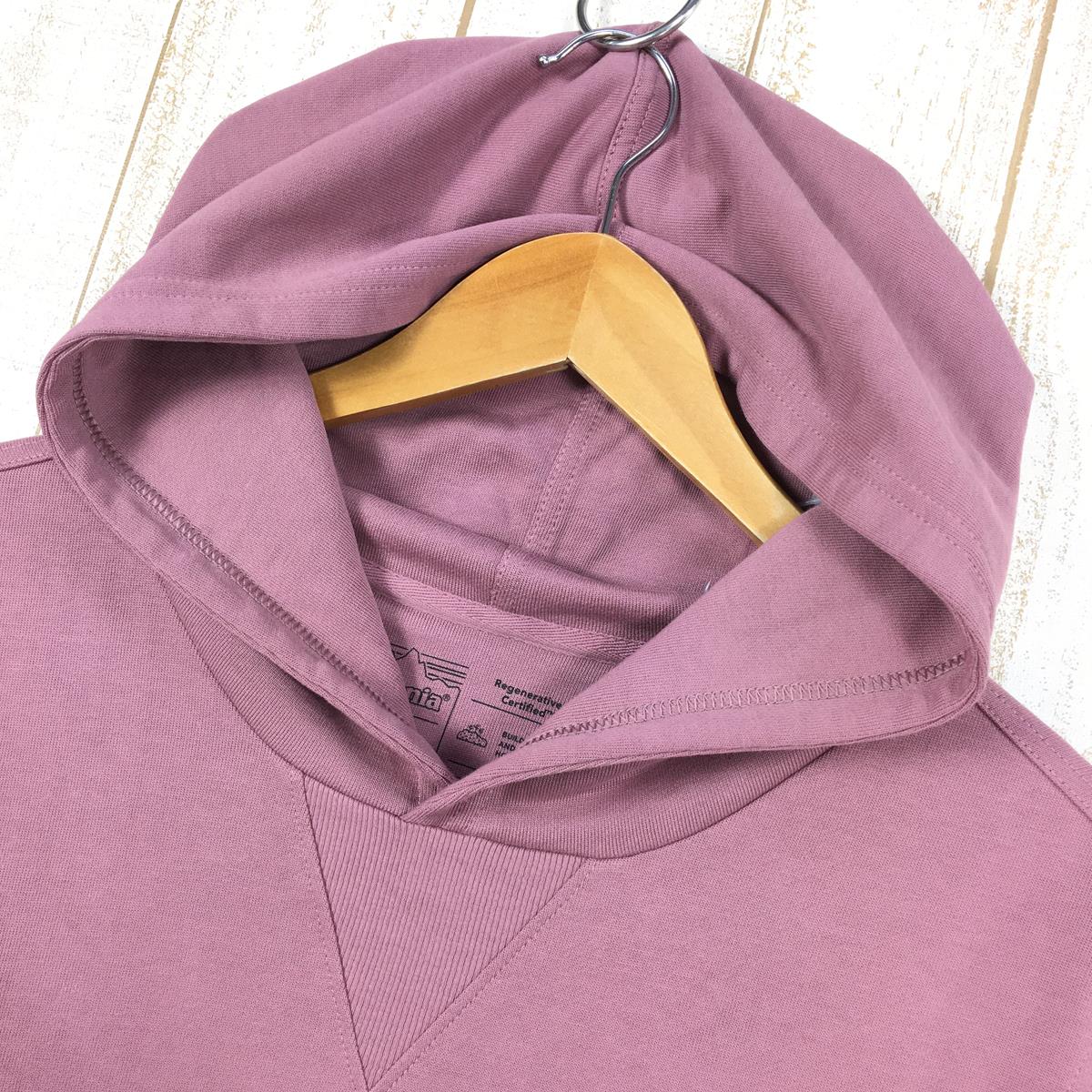 【MEN's S】 パタゴニア リジェネラティブ オーガニック サーティファイド コットン フーディ スウェットシャツ Regenerative Organic Certified Cotton Hoody Sweatshirt パーカー プルオーバー PATAGONIA 26330 EVMA Evening Mauve パープル系