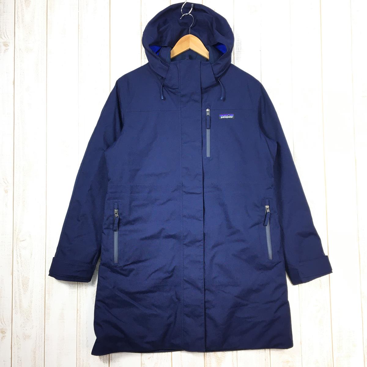 【WOMEN's L】 パタゴニア ストームドリフト パーカ Stormdrift Parka ダウン ジャケット フーディ パーカー PATAGONIA 27685 NVYB Navy Blue ネイビー系