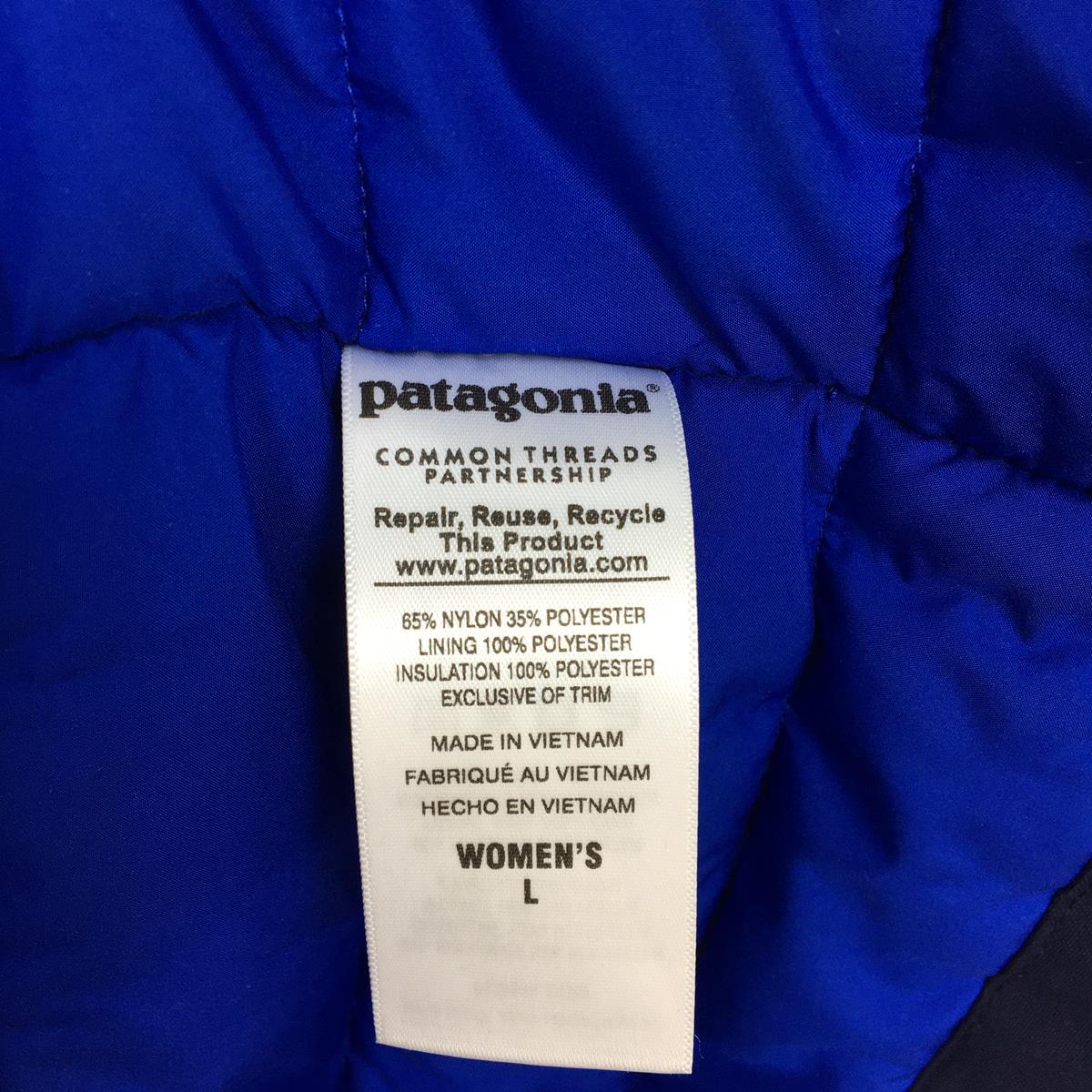 【WOMEN's L】 パタゴニア ストームドリフト パーカ Stormdrift Parka ダウン ジャケット フーディ パーカー PATAGONIA 27685 NVYB Navy Blue ネイビー系