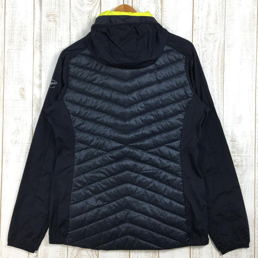 【WOMEN's L】 ミレー レディース ハイブリッド ランタン フーディ LD Hybrid Langtang Hoodie 700FPダウン Pertex Quantum撥水 ウィンドシェル ジャケット MILLET MIV6468 ブラック系