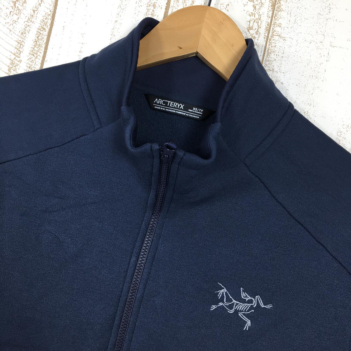 【MEN's XS】 アークテリクス カイヤナイト AR ジャケット Kyanite AR Jacket フリース ARCTERYX 27966/L07978700 24895 Black Sapphire ネイビー系