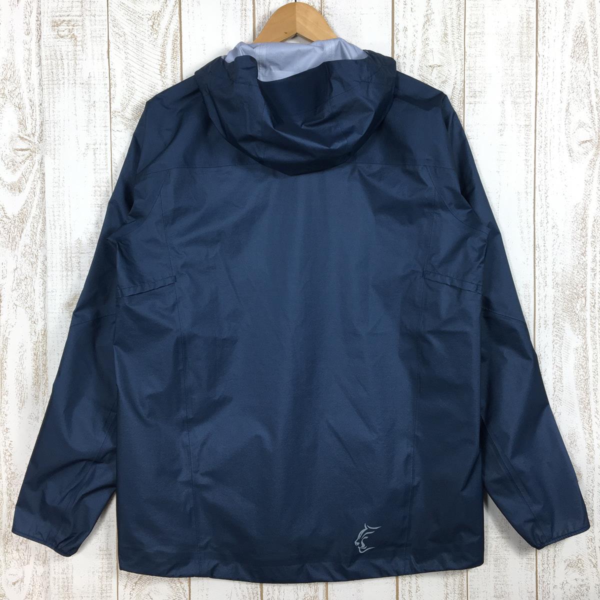 【UNISEX M】 ティートンブロス フェザー レイン フルジップ ジャケット Feather Rain Full Zip Jacket レインシェル フーディ 3層防水 TETON BROS TB231-01M Navy ネイビー系