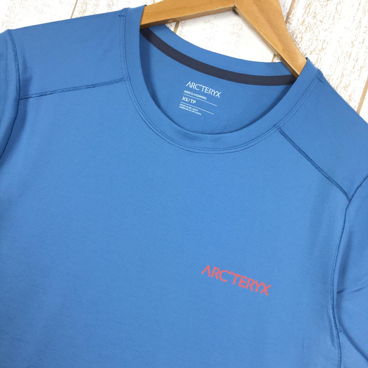 【MEN's XS】 アークテリクス コーマック アークバード ロゴ ショートスリーブ Arc'Bird Logo SS Tシャツ ARCTERYX X000007994 021147 Stone Wash Heather ブルー系