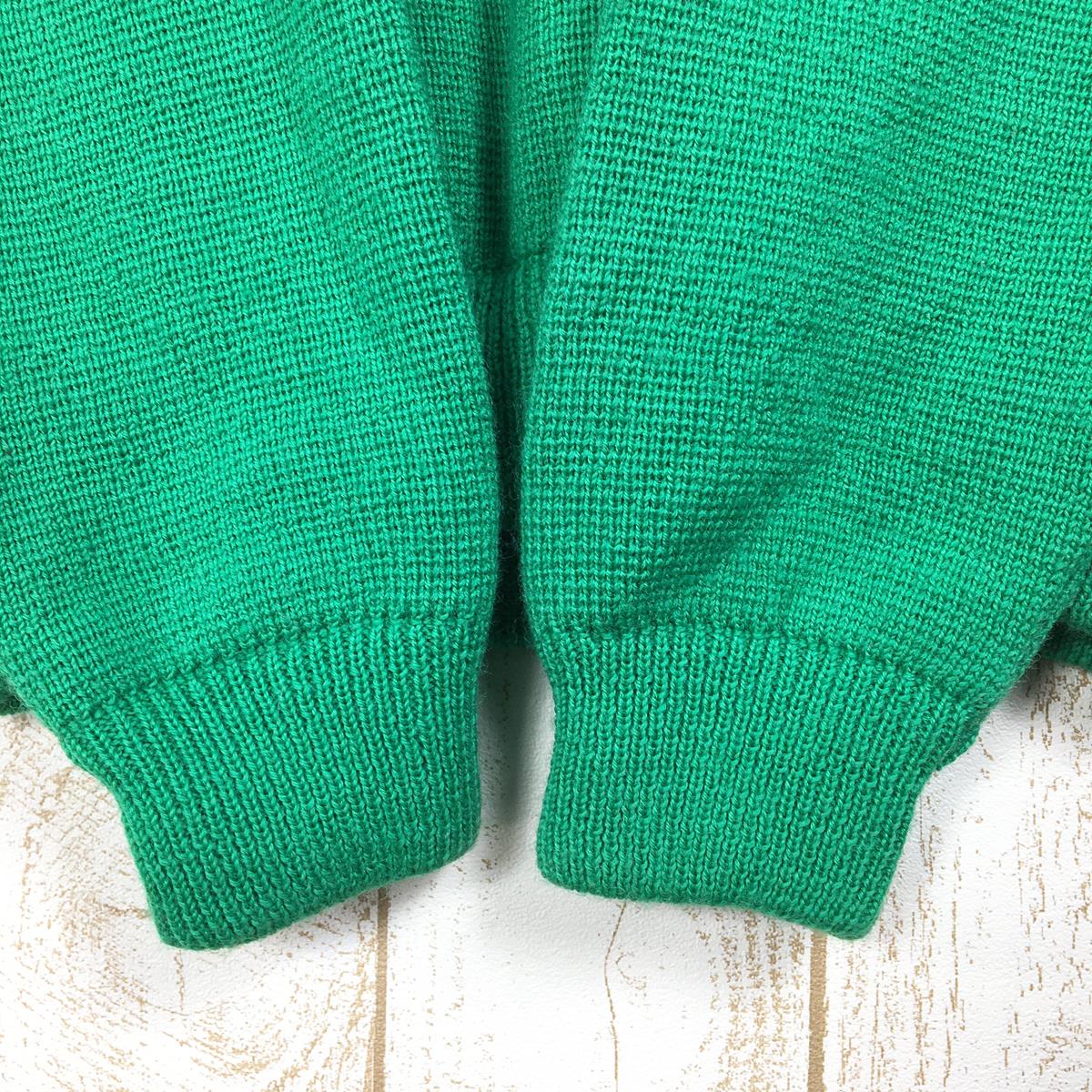 【MEN's M】 パタゴニア 1989 アルピニスト セーター Alpinist Sweater ブライトグリーン ウール ニット ジップネック ビンテージ 生産終了モデル レアカラー 入手困難 PATAGONIA 51311 Bright Green グリーン系