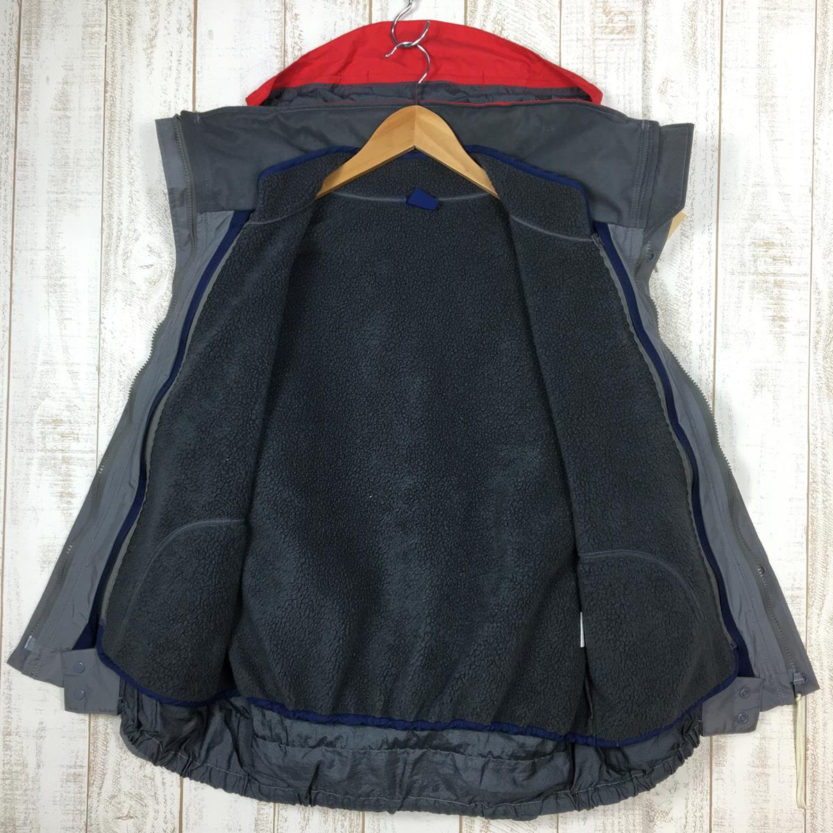 【MEN's L】 モンベル 1990s スリーインワン スキー ジャケット 3-in-1 Ski Jacket 着脱式フリースインナー 旧タグ 旧ロゴ ビンテージ 入手困難 MONTBELL レッド系