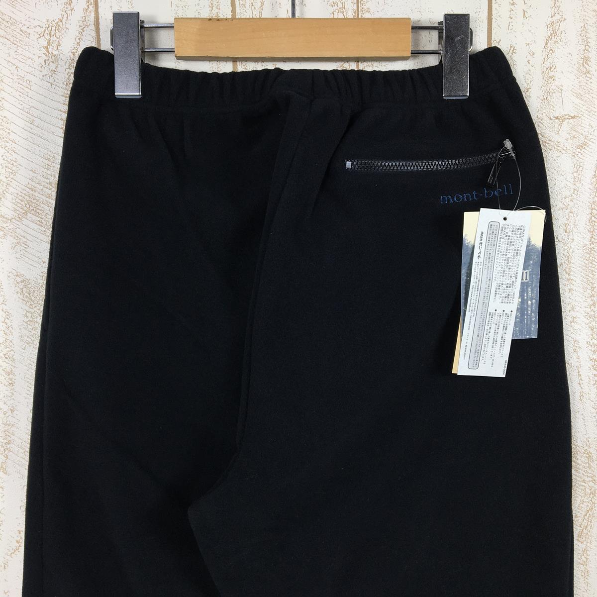 【MEN's L】 モンベル トレールテックパンツ クリマプラス フリース MONTBELL 1105165 BK Black ブラック系