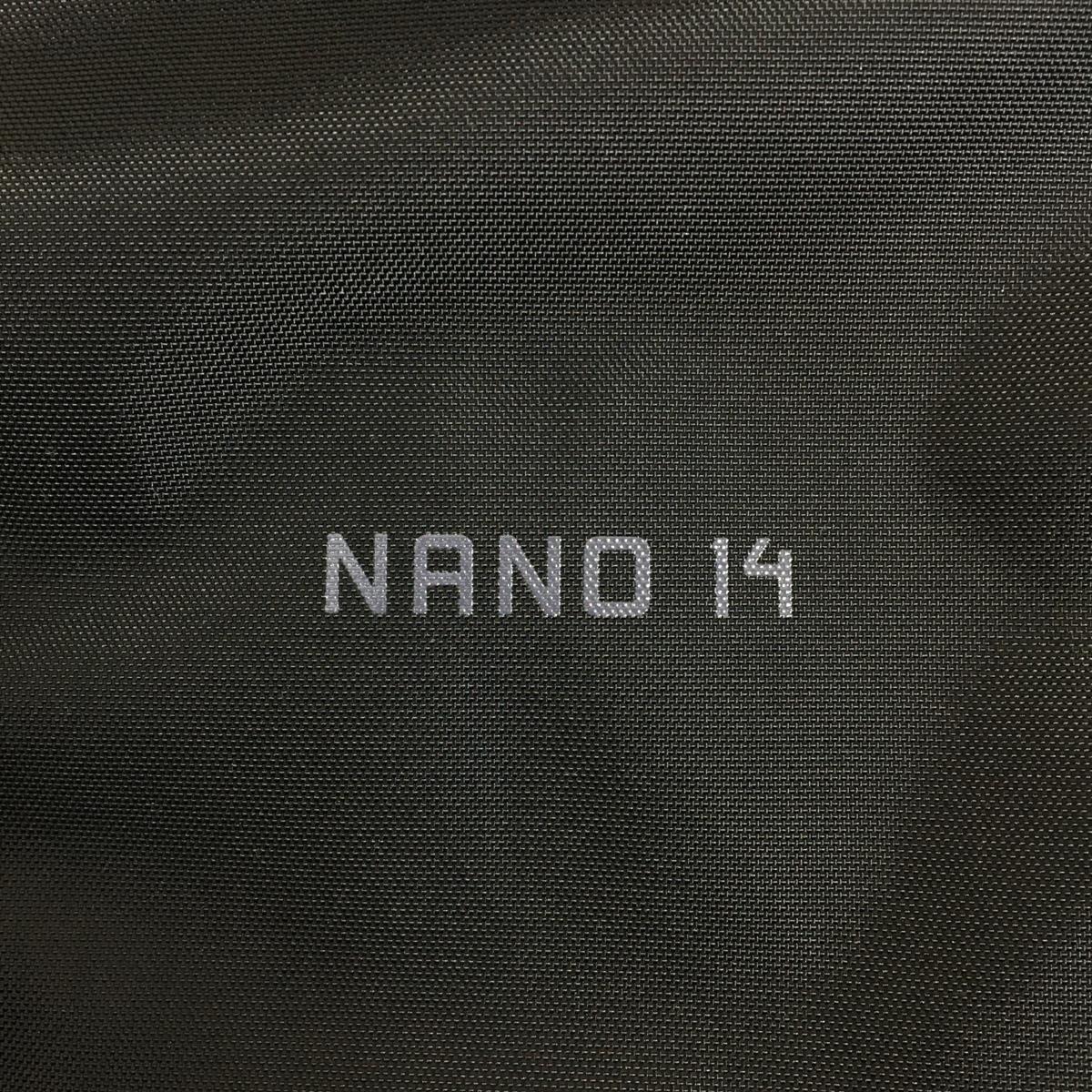 グレゴリー ナノ 14 Nano 14L バックパック デイパック GREGORY 124896/1248960413 Obsidian Black ブラック系