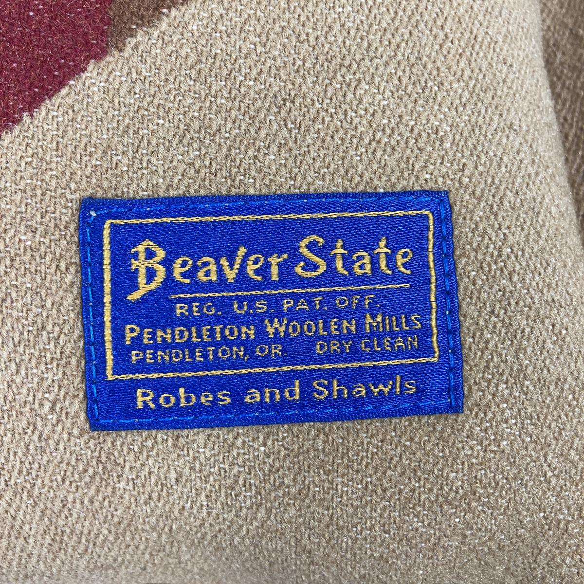 ペンドルトン Beaver State ウールクッション PENDLETON ブラウン系