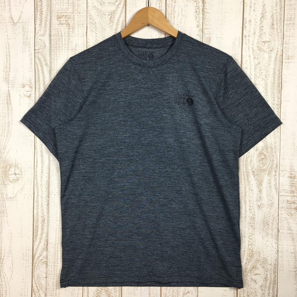 【MEN's S】 マウンテンハードウェア サンブロッカー ショートスリーブ Tシャツ Sunblocker Short Sleeve T-Shirt MOUNTAIN HARDWEAR OM6180 004 Dark Storm Heather グレー系