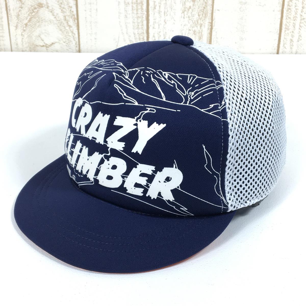 ハンガーノック オリジナルス × TARO（太郎平小屋） 限定コラボ クレイジークライマー ランニングキャップ Crazy Climber Running Cap 限定販売 入手困難 HUNGERKNOCK ORIGINALS ネイビー系