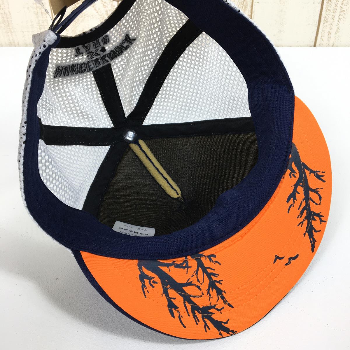 ハンガーノック オリジナルス × TARO（太郎平小屋） 限定コラボ クレイジークライマー ランニングキャップ Crazy Climber Running Cap 限定販売 入手困難 HUNGERKNOCK ORIGINALS ネイビー系