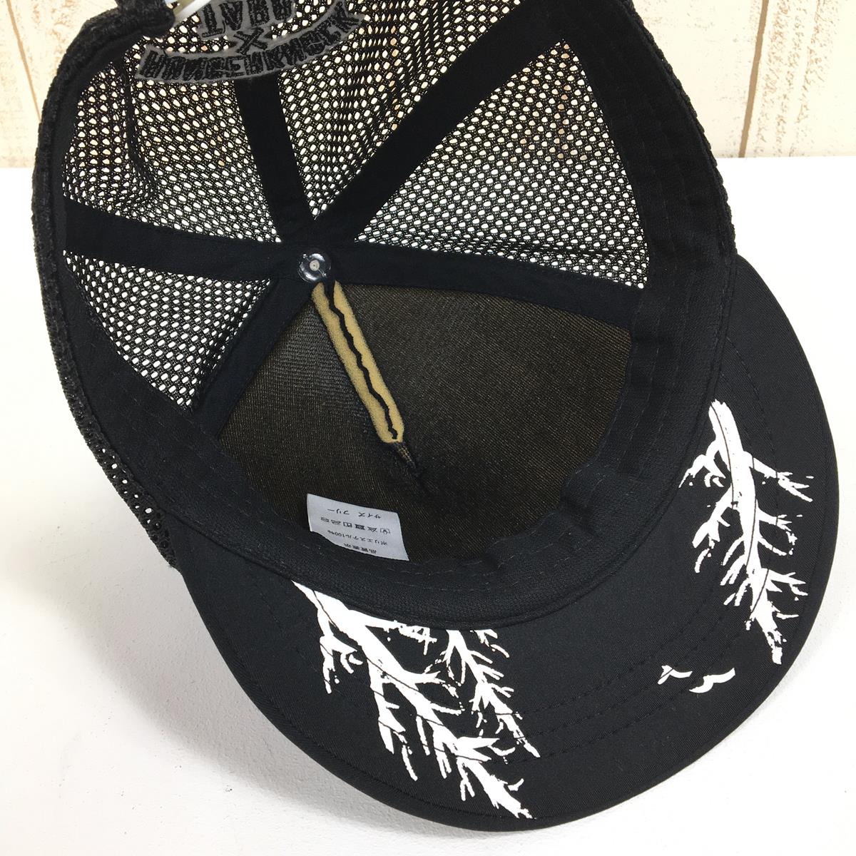 ハンガーノック オリジナルス × TARO（太郎平小屋） 限定コラボ クレイジークライマー ランニングキャップ Crazy Climber Running Cap 限定販売 入手困難 HUNGERKNOCK ORIGINALS ブラック系