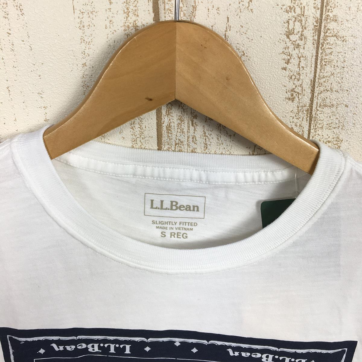 【MEN's S】 エルエルビーン ビーンブーツ Tシャツ Bean Boots T-Shirt コットン LLBEAN 508395 ホワイト系