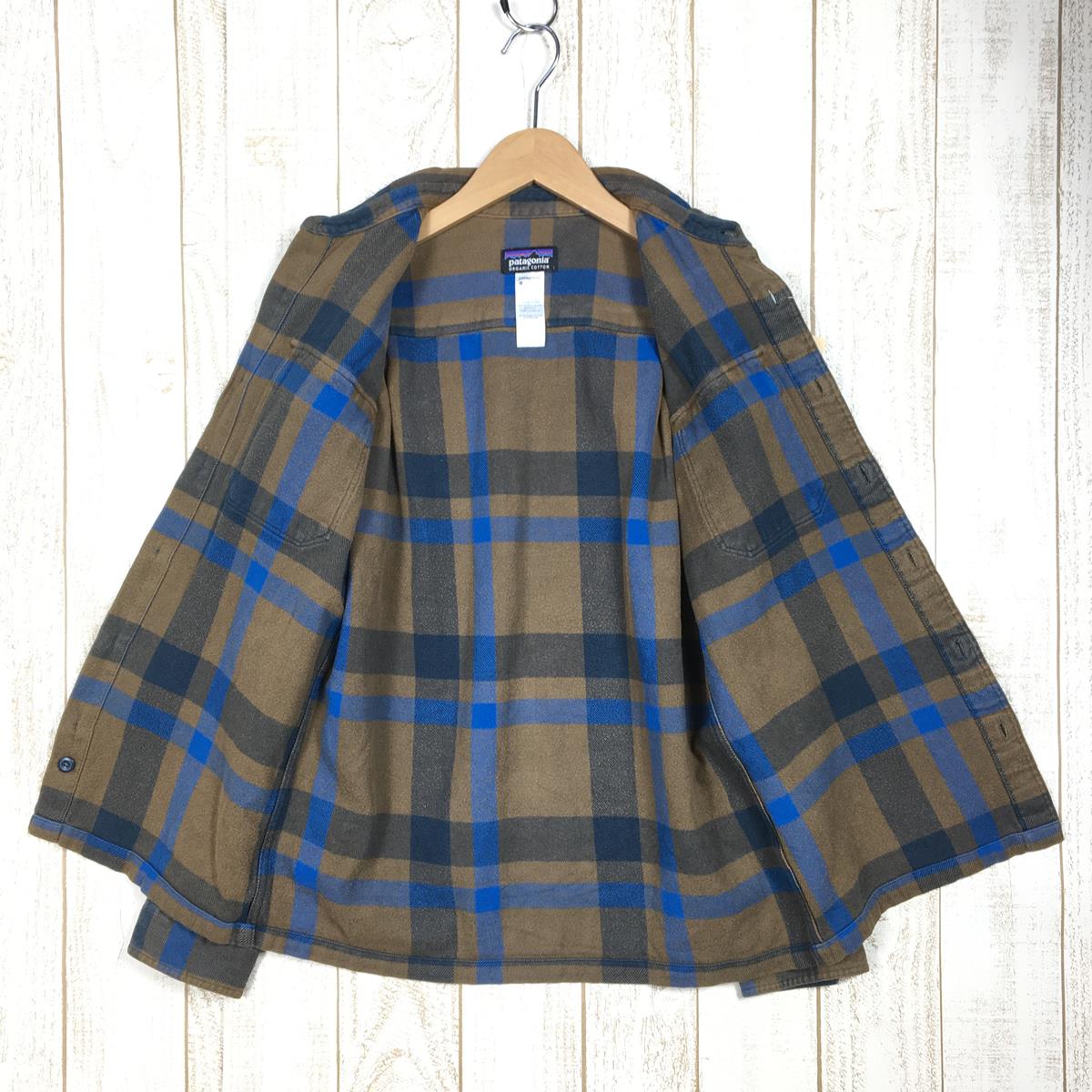 【MEN's XS】 パタゴニア フィヨルド フランネル シャツ Fjord Flannel Shirt ネルシャツ PATAGONIA 53947 CTI ブラウン系