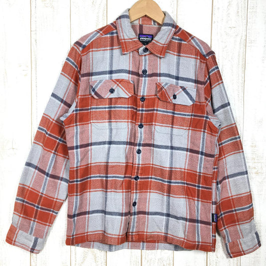 【MEN's XS】 パタゴニア 2017 フィヨルド フランネル シャツ Fjord Flannel Shirt アジアンフィット ネルシャツ 生産終了モデル 入手困難 PATAGONIA 54130 オレンジ系