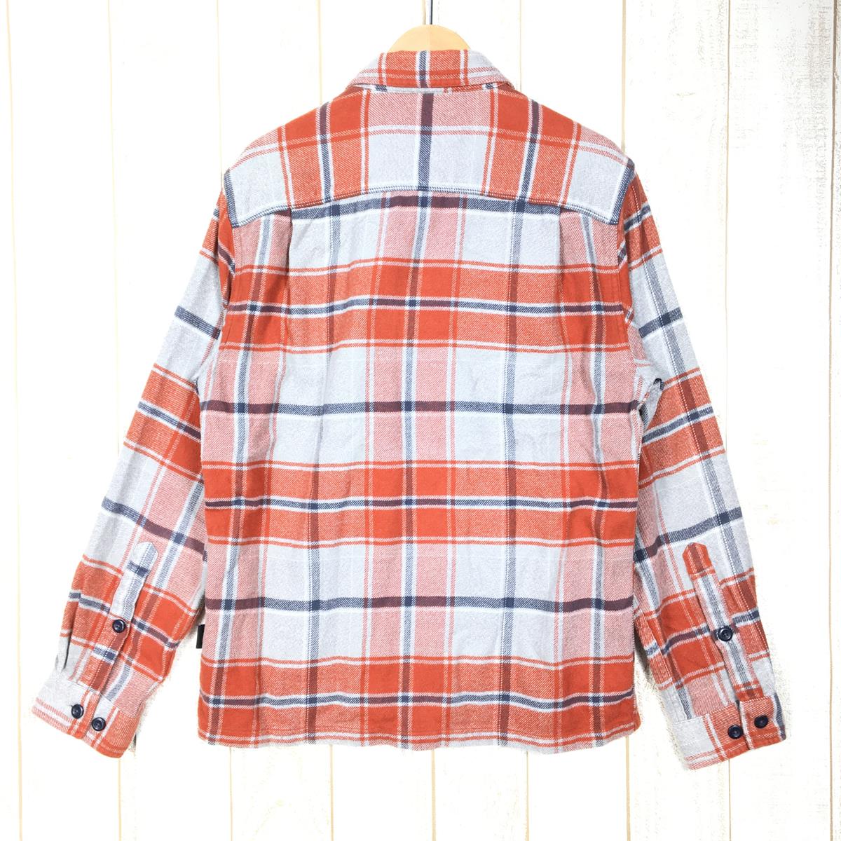 【MEN's XS】 パタゴニア 2017 フィヨルド フランネル シャツ Fjord Flannel Shirt アジアンフィット ネルシャツ 生産終了モデル 入手困難 PATAGONIA 54130 オレンジ系