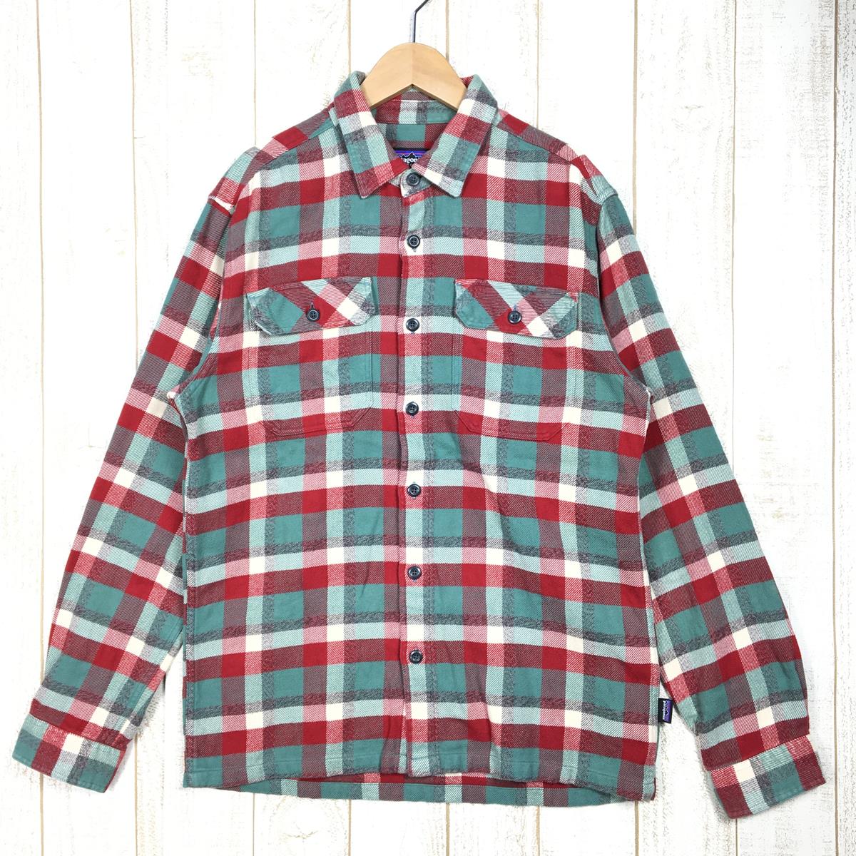 【MEN's S】 パタゴニア フィヨルド フランネル シャツ Fjord Flannel Shirt ネルシャツ PATAGONIA 53947 OBTT レッド系