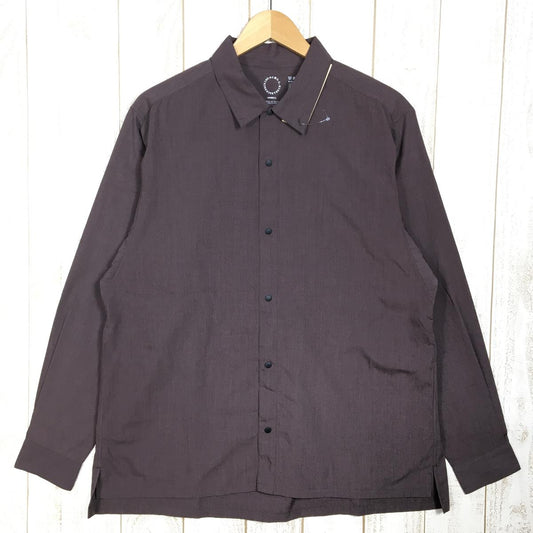 【UNISEX L】 山と道 バンブー シャツ Bamboo Shirt ロングスリーブ 日本製 入手困難 YAMATOMICHI Clove Brown ブラウン系