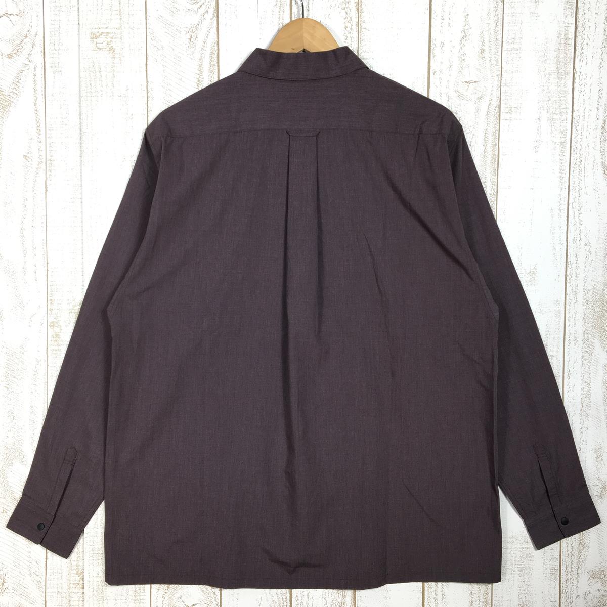 【UNISEX L】 山と道 バンブー シャツ Bamboo Shirt ロングスリーブ 日本製 入手困難 YAMATOMICHI Clove Brown ブラウン系