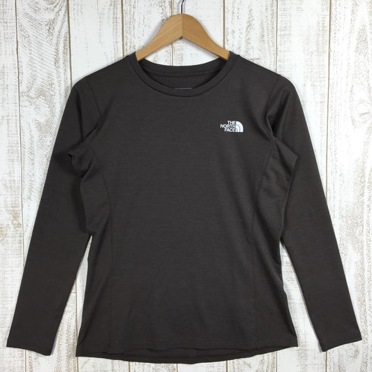 【WOMEN's M】 ノースフェイス ロングスリーブ フラッシュドライ スリーディー クルー L/S FLASHDRY 3D Crew Tシャツ NORTH FACE NTW12203 ブラウン系