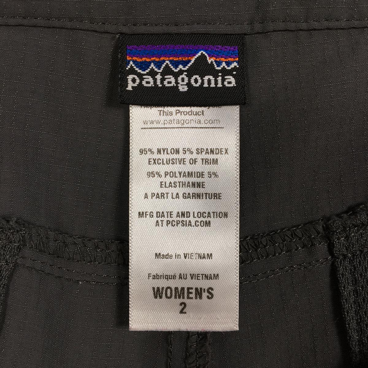 【WOMEN's 2】 パタゴニア ノマダーパンツ Nomader Pants リップストップ カーゴパンツ PATAGONIA 58205 FGE Forge Grey グレー系