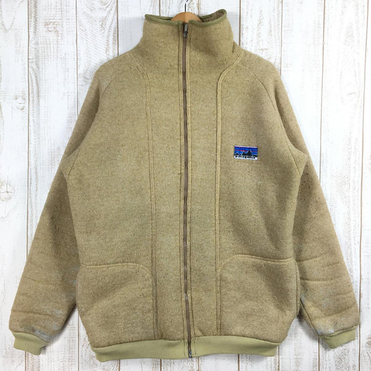 【MEN's L】 パタゴニア 1970s パイル ジャケット Pile Jacket フリース 白タグ C&Cジッパー ビンテージ 入手困難 PATAGONIA ベージュ系