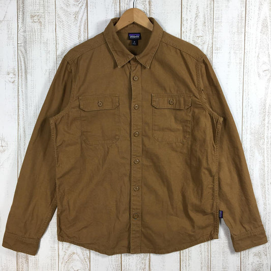 【MEN's M】 パタゴニア ロングスリーブ ワークウェア シャツ Long Sleeved Workwear Shirt 生産終了モデル 入手困難 PATAGONIA 53795 BRBN Bear Brown ブラウン系