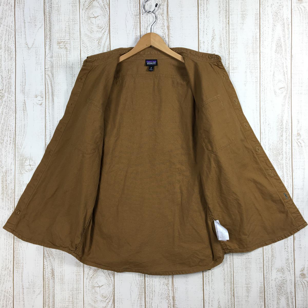 【MEN's M】 パタゴニア ロングスリーブ ワークウェア シャツ Long Sleeved Workwear Shirt 生産終了モデル 入手困難 PATAGONIA 53795 BRBN Bear Brown ブラウン系