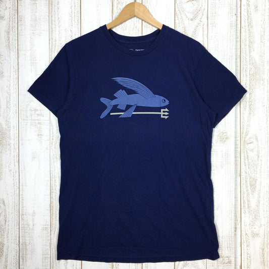 【MEN's L】 パタゴニア フライング フィッシュ オーガニック Tシャツ Flying Fish Organic T-Shirt 生産終了モデル 入手困難 PATAGONIA 39145 CNY Classic Navy ネイビー系