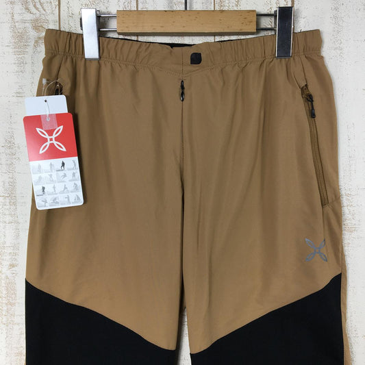 【MEN's S】 モンチュラ ドミノ トレッキング -5cm パンツ DOMINO TREKKING -5 CM PANTS ソフトシェル MONTURA MPLA62X- 35 ベージュ系