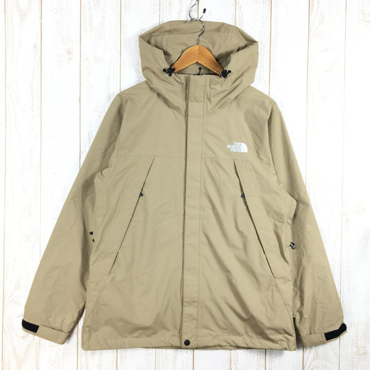 【MEN's M】 ノースフェイス スクープジャケット Scoop Jacket Hyvent防水 ハードシェル マルチパーパス ウェザープロテクション フーディ NORTH FACE NP62233 KT Kelp Tan ベージュ系