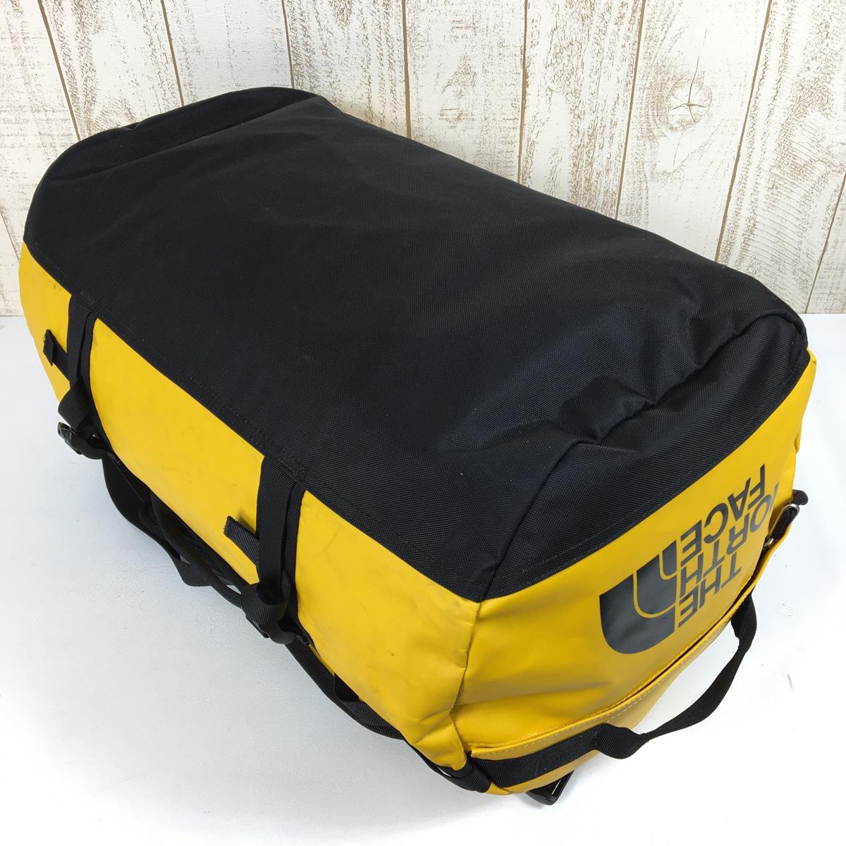 ノースフェイス ベースキャンプ ダッフル S BC Duffel S 50L ギアダッフル ダッフルバッグ バックパック NORTH FACE NM81815 Summit Gold イエロー系