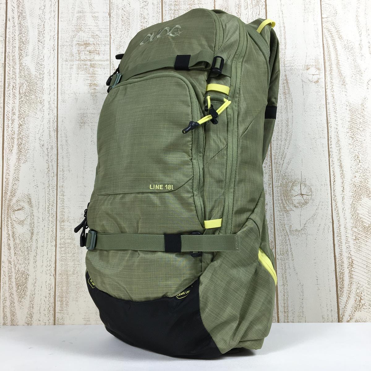 エボック / イーボック ライン 18L evoc LINE 18L バックカントリー スキー スノーボード バックパック デイパック Heather Light / Olive グリーン系