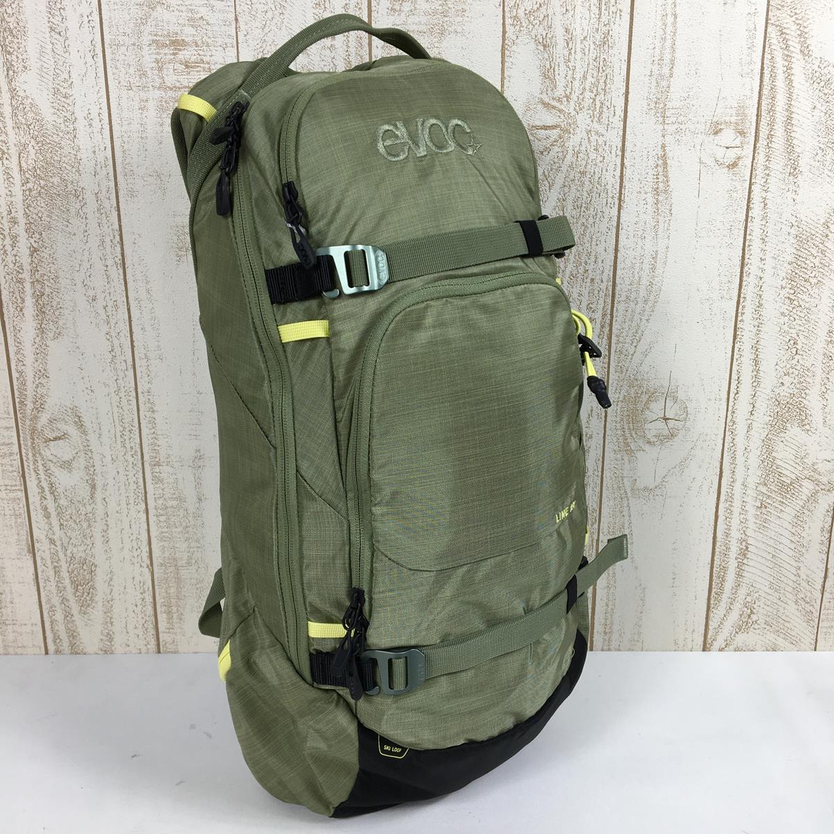 エボック / イーボック ライン 18L evoc LINE 18L バックカントリー スキー スノーボード バックパック デイパック Heather Light / Olive グリーン系