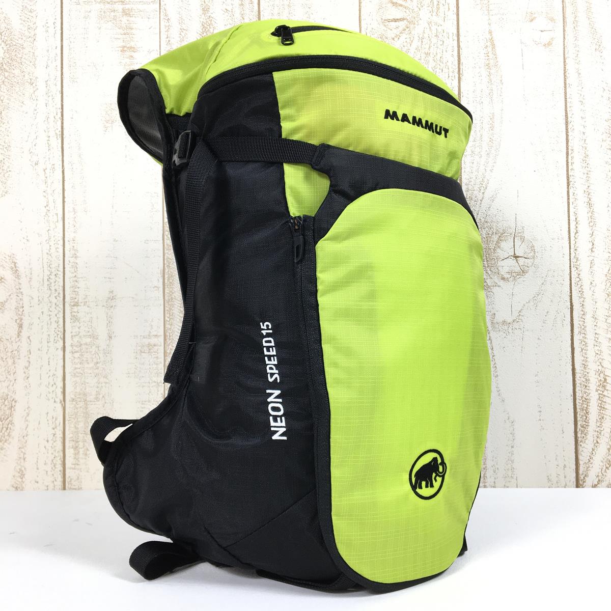 マムート ネオンスピード 15 Neon Speed 15L デイパック バックパック MAMMUT 2510-03180 40223 Highlime/Black グリーン系