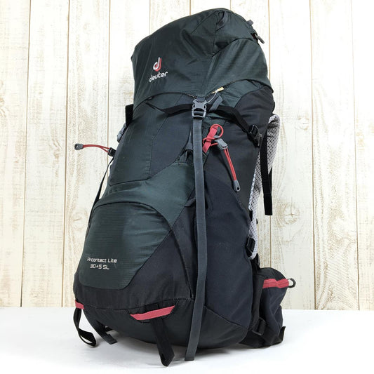 【WOMEN's One】 ドイター エアコンタクト ライト 30+5 スリム Aircontact Lite 30+5 SL ACT バックパック DEUTER D4340018 グレー系