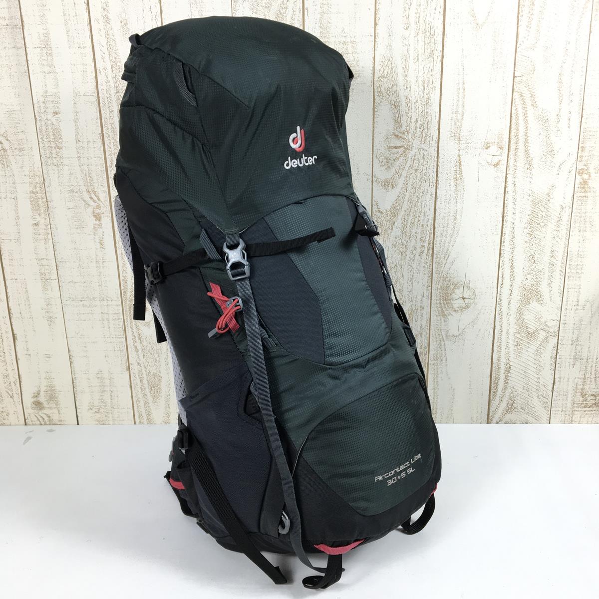 【WOMEN's One】 ドイター エアコンタクト ライト 30+5 スリム Aircontact Lite 30+5 SL ACT バックパック  DEUTER D4340018 グレー系