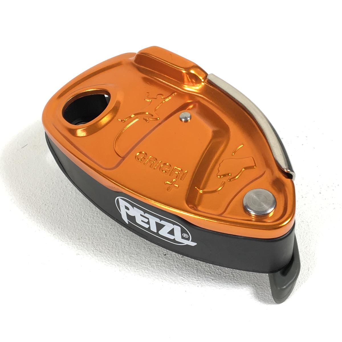 ペツル グリグリプラス Grigri Plus + ヴェルティゴ RL Vertigo RL ツイストロックカラビナ セット PETZL D13A  オレンジ系