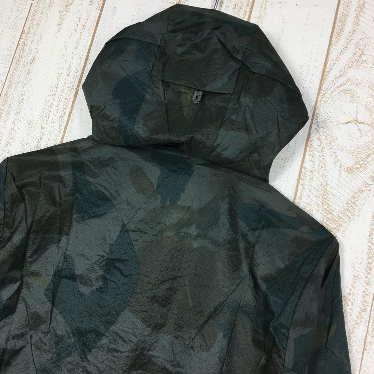 【MEN's S】 パタゴニア フーディニ ジャケット Houdini Jacket ウィンドシェル フーディ 希少柄 入手困難 PATAGONIA 24142 PFBG Painted Fields Big: Crop Green グリーン系